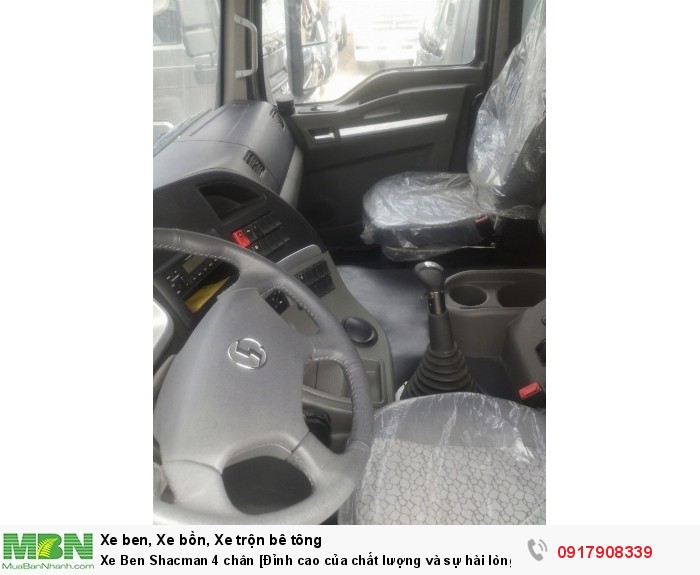 Xe Ben Shacman 4 chân [Đỉnh cao của chất lượng và sự hài lòng]