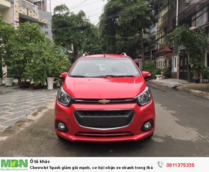 Chevrolet Spark giảm giá mạnh, cơ hội nhận xe nhanh trong tháng.