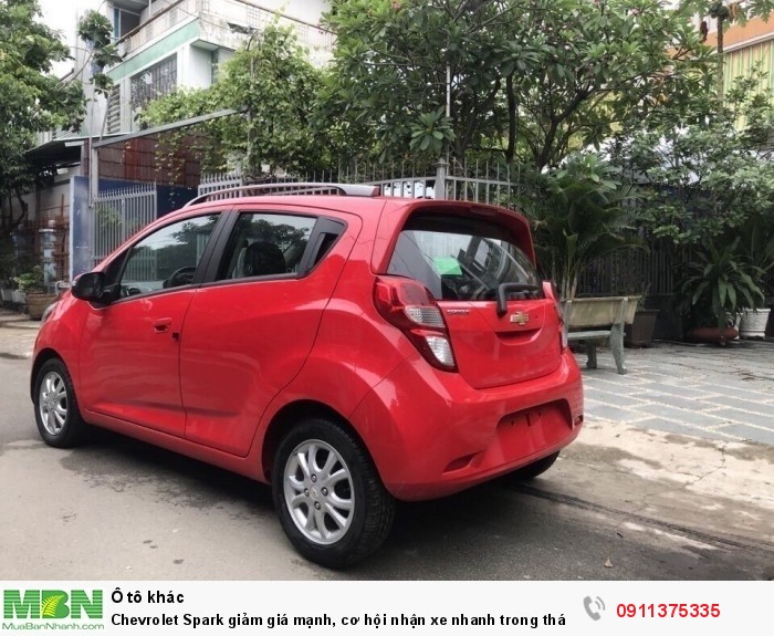 Chevrolet Spark giảm giá mạnh, cơ hội nhận xe nhanh trong tháng.