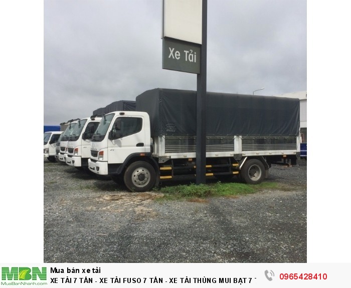 Xe tải 7 tấn - xe tải fuso 7 tấn - xe tải thùng mui bạt 7 tấn - xe tải 7 tấn giá rẻ