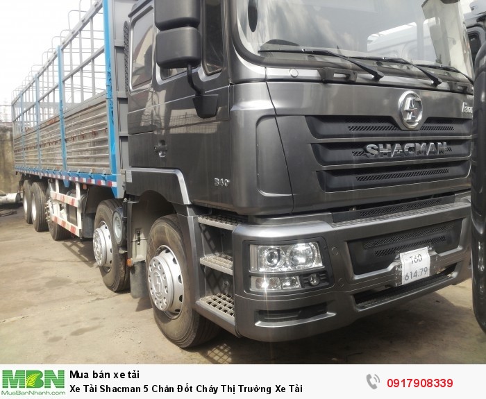 Xe Tải Shacman 5 Chân Đốt Cháy Thị Trường Xe Tải