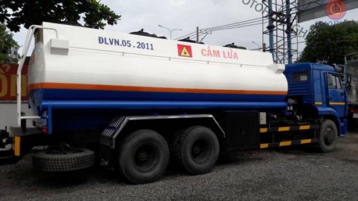 Xe bồn xăng dầu Kamaz 18 m3