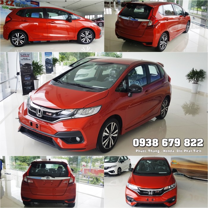 Honda Jazz 1.5 RS đời 2018 màu Cam, Xe giao liền chỉ với 170tr. Tặng gói phụ kiện hơn 10 triệu đồng