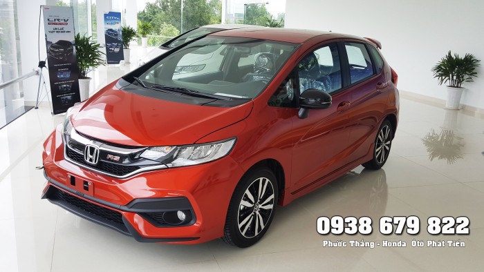 Honda Jazz 1.5 RS đời 2018 màu Cam, Xe giao liền chỉ với 170tr. Tặng gói phụ kiện hơn 10 triệu đồng