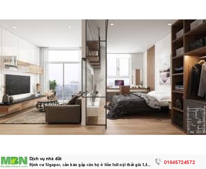 Định cư Sigapor, cần bán gấp căn hộ ở liền full nội thất - 2PN – 2WC – Q Tân Bình – 69m2 – Q Tân Bình