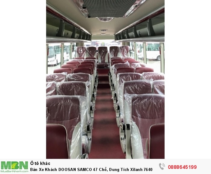 Bán Xe Khách DOOSAN SAMCO 47 Chỗ, Dung Tích Xilanh 7640 (cc) 2018