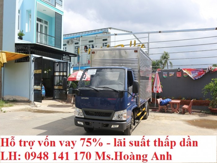 Xe tải đô thành 2.4tan ^ đô thành 2.4t - thùng kín - euro 4 $ trả góp