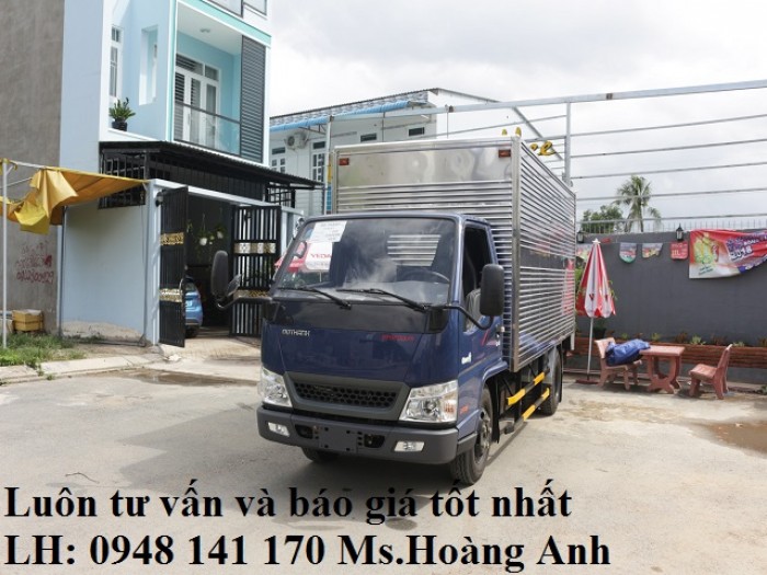 Xe tải đô thành 2.4tan ^ đô thành 2.4t - thùng kín - euro 4 $ trả góp
