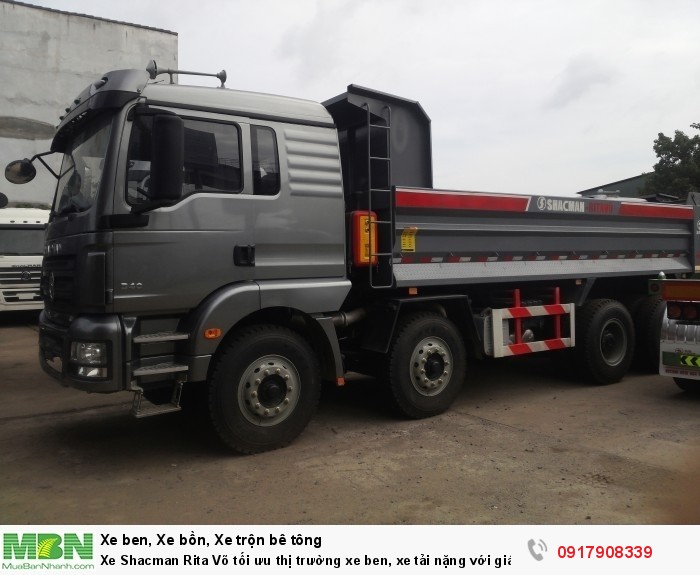 Xe Shacman Rita Võ tối ưu thị trường xe ben, xe tải nặng với giá thành cạnh tranh nhất