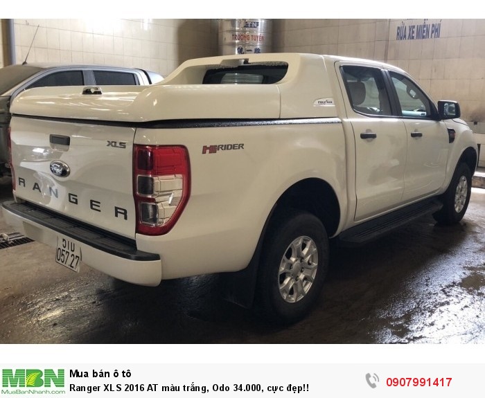 Ranger XLS 2016 AT màu trắng, Odo 34.000, cực đẹp!!