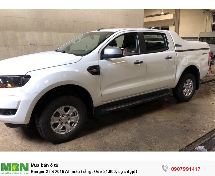 Ranger XLS 2016 AT màu trắng, Odo 34.000, cực đẹp!!