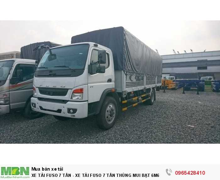 Xe tải fuso 7 tấn - xe tải fuso 7 tấn thùng mui bạt 6m6 - xe tải 7 tấn giá rẻ - xe tải 7 tấn thùng mui bạt - xe tải 7 tấn trả góp