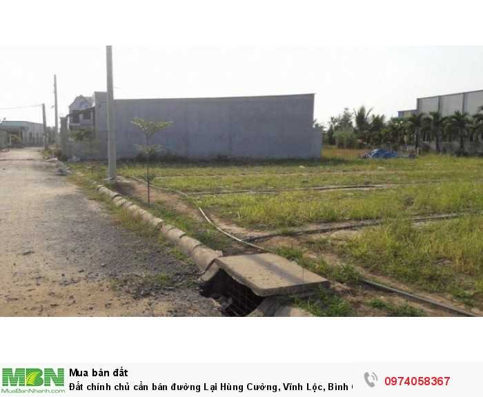 Đất chính chủ cần bán đường Lại Hùng Cường, Vĩnh Lộc, Bình Chánh, 4x13m