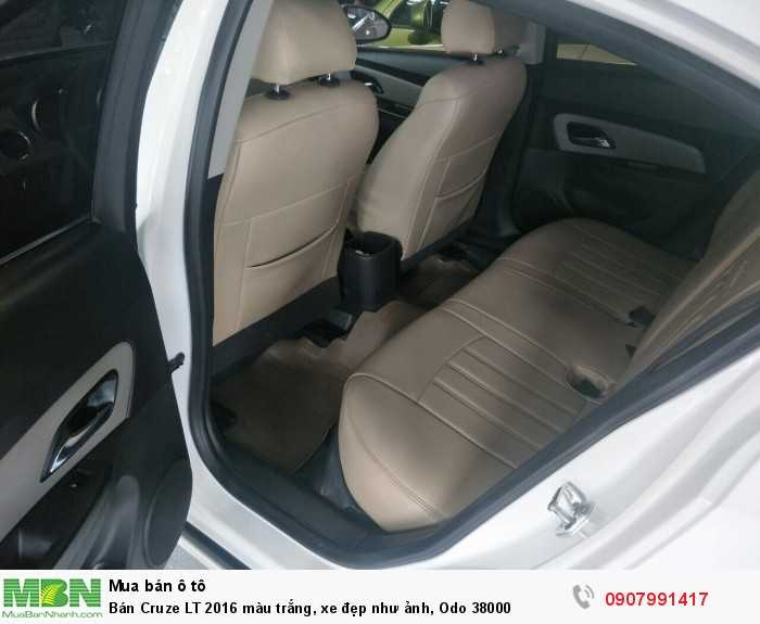 Bán Cruze LT 2016 màu trắng, xe đẹp như ảnh, Odo 38000