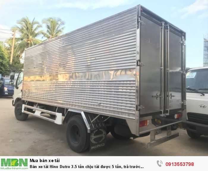 Bán xe tải Hino Dutro 3.5 tấn chịu tải được 5 tấn, trả trước 150tr, giao xe ngay