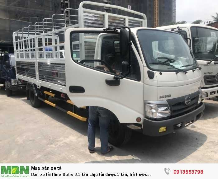 Bán xe tải Hino Dutro 3.5 tấn chịu tải được 5 tấn, trả trước 150tr, giao xe ngay