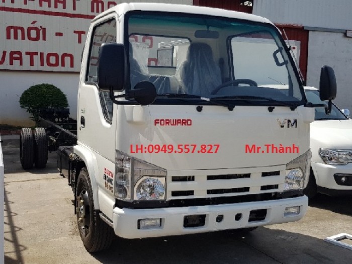 Bán xe tải Isuzu VM 1t5/2t thùng dài 6m1, Mẫu 2018, Bán trả góp, Lãi suất thấp**