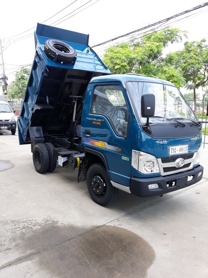 Bán xe ben thaco forland FD250, xe ben 2.5 tấn chạy trong thành phố