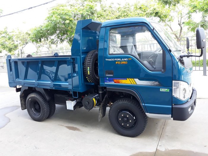 Bán xe ben thaco forland FD250, xe ben 2.5 tấn chạy trong thành phố