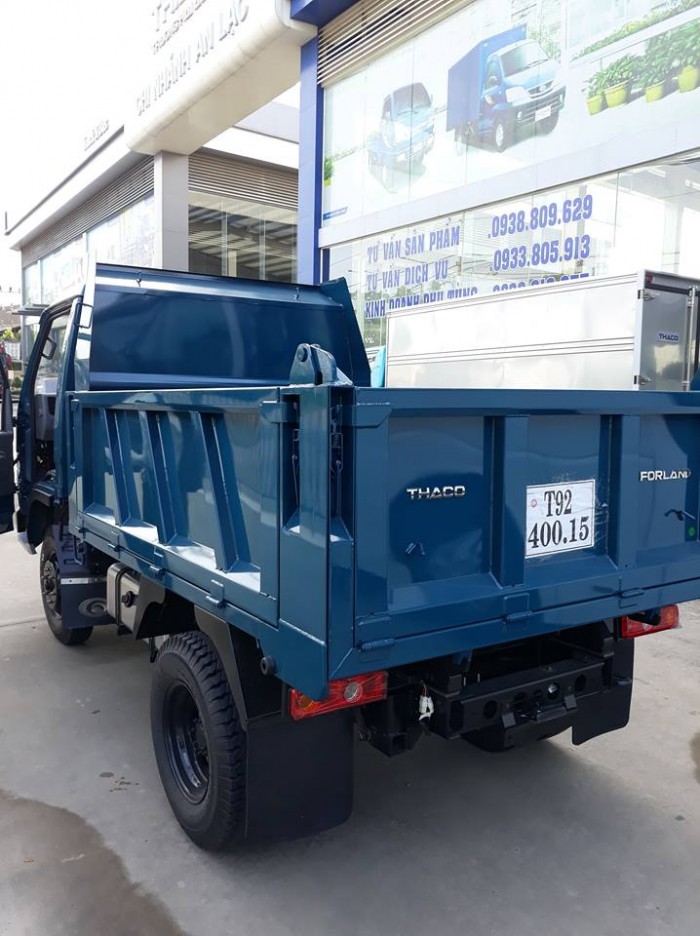 Bán xe ben thaco forland FD250, xe ben 2.5 tấn chạy trong thành phố