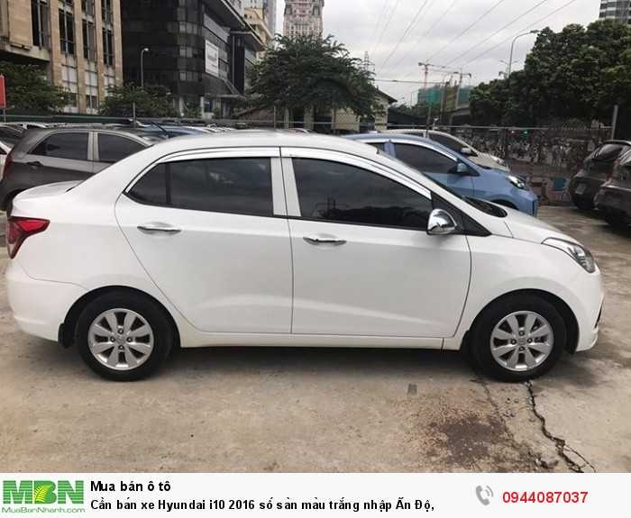 Cần bán xe Hyundai i10 2016 số sàn màu trắng nhập Ấn Độ,