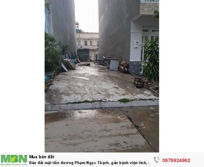 Bán đất mặt tiền đường Phạm Ngọc Thạch, gần bệnh viện tỉnh