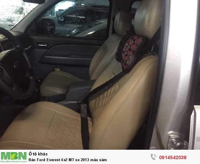 Bán Ford Everest 4x2 MT sx 2013 màu xám