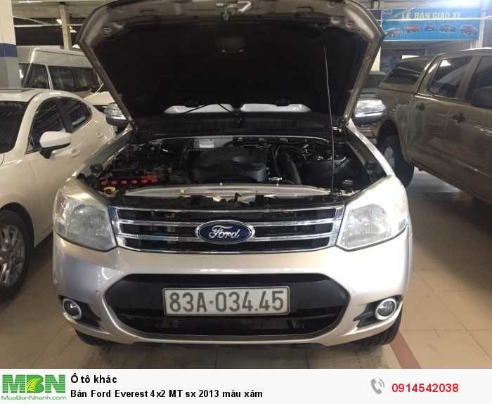 Bán Ford Everest 4x2 MT sx 2013 màu xám