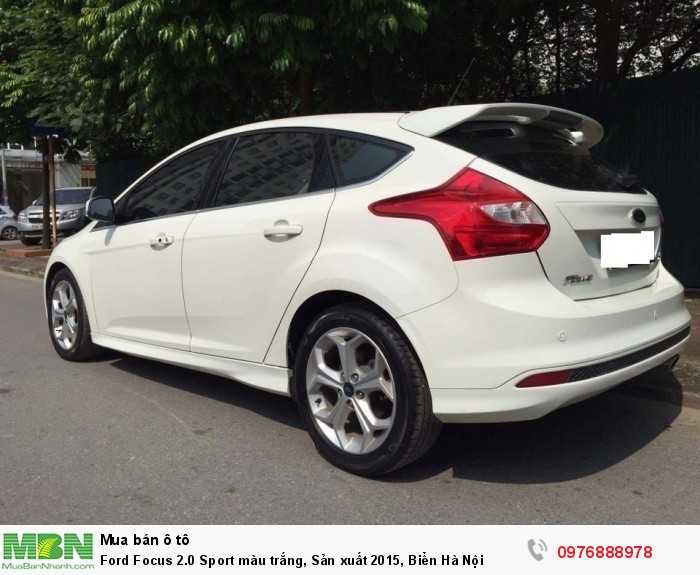 Ford Focus 2.0 Sport màu trắng, Sản xuất 2015, Biển Hà Nội