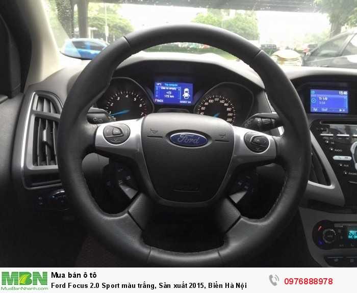 Ford Focus 2.0 Sport màu trắng, Sản xuất 2015, Biển Hà Nội