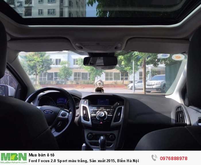 Ford Focus 2.0 Sport màu trắng, Sản xuất 2015, Biển Hà Nội