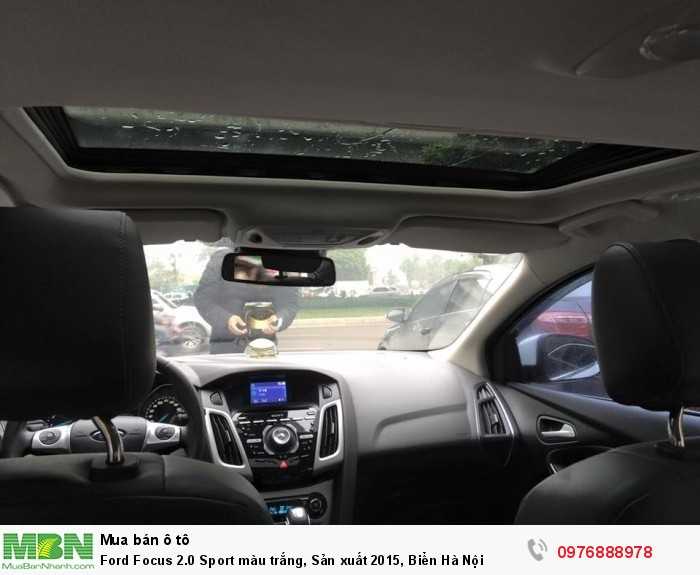 Ford Focus 2.0 Sport màu trắng, Sản xuất 2015, Biển Hà Nội