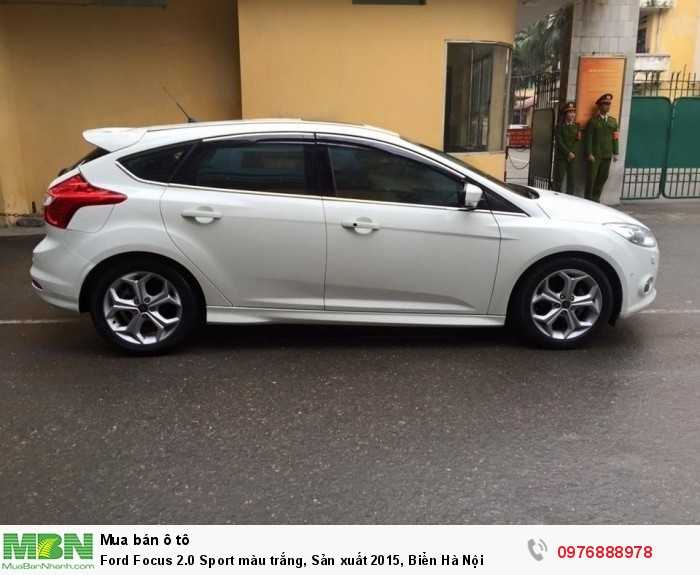 Ford Focus 2.0 Sport màu trắng, Sản xuất 2015, Biển Hà Nội