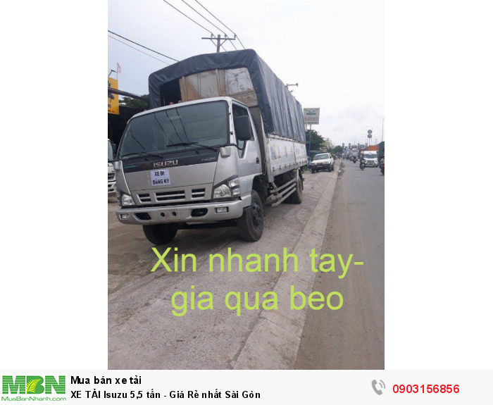 XE TẢI Isuzu 5,5 tấn - Giá Rẻ nhất Sài Gòn