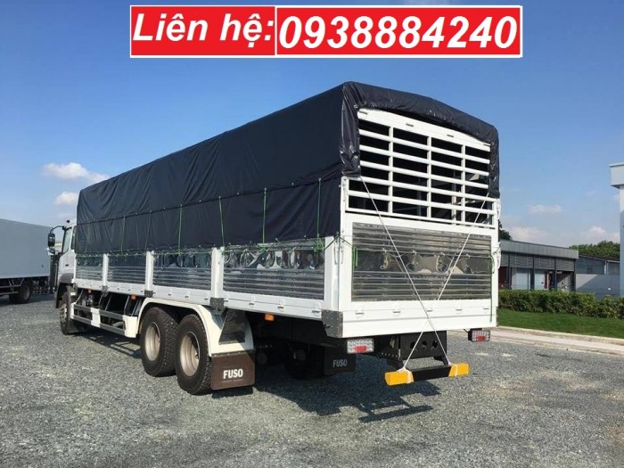 Bán xe tải 3 chân Nhật Bản 14,9 tấn Mitsubishi Fuso FJ tại Long An, Tiền Giang, Bến Tre