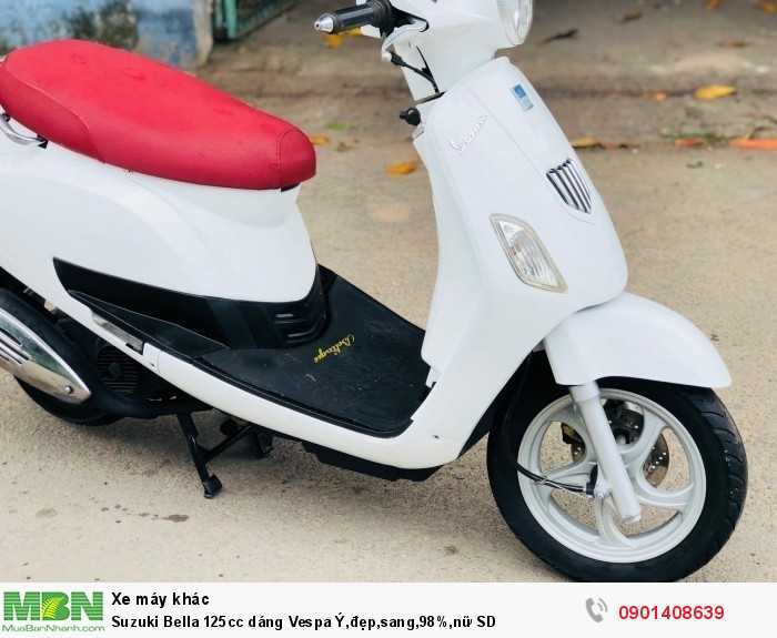 Suzuki Bella 125cc dáng Vespa Ý,đẹp,sang,98%,nữ SD