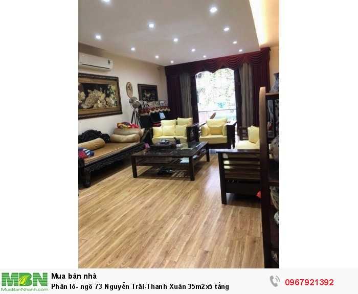 Phân lô- ngõ 73 Nguyễn Trãi-Thanh Xuân 35m2x5 tầng