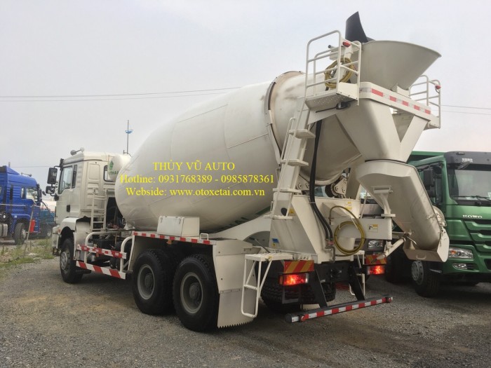 xe trộn bê tông 10 khối shacman bồn junton sản xuất 2017 mới 100%