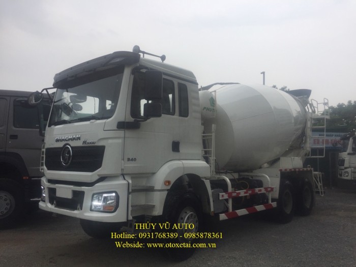 xe trộn bê tông 10 khối shacman bồn junton sản xuất 2017 mới 100%