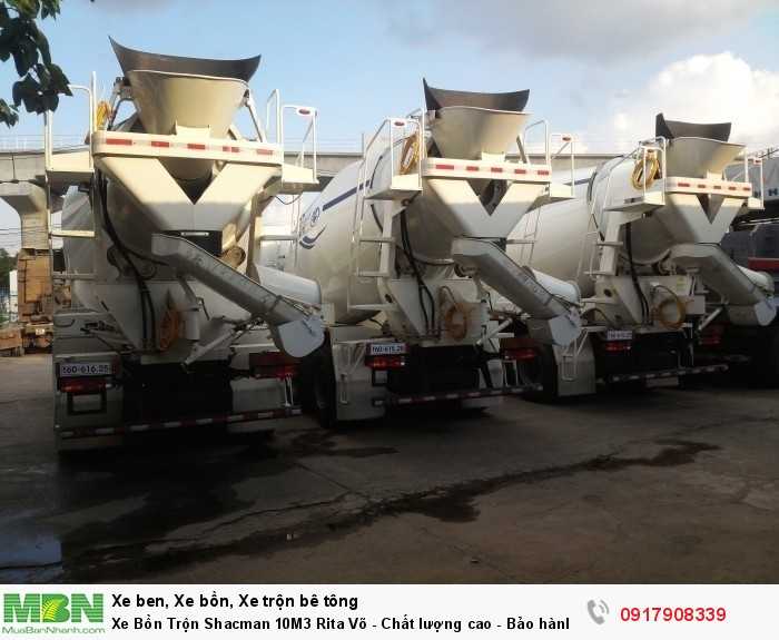 Xe Bồn Trộn Shacman 10M3 Rita Võ - Chất lượng cao - Bảo hành chính hãng