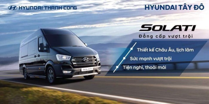 Xe Huyndai Solati H350 16 Chỗ Model 2018 -  Hỗ Trợ Vay Trả Góp