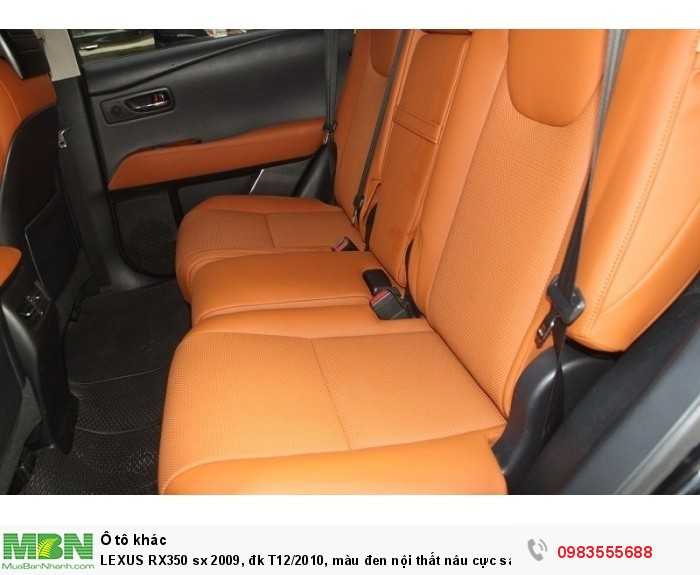 LEXUS RX350 sx 2009, đk T12/2010, màu đen nội thất nâu cực sang.