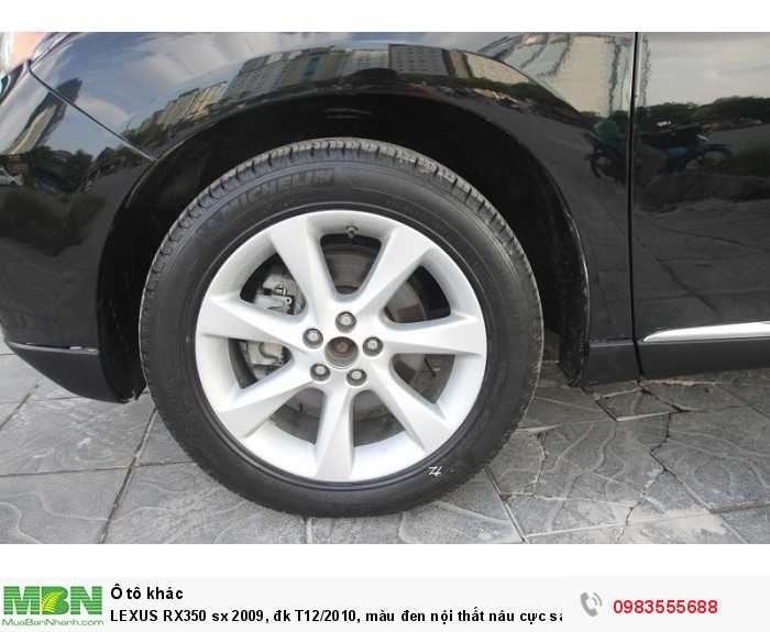 LEXUS RX350 sx 2009, đk T12/2010, màu đen nội thất nâu cực sang.