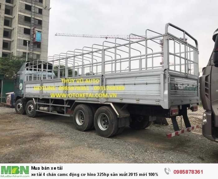 Xe tải 4 chân camc động cơ hino 325hp sản xuất 2015 mới 100%