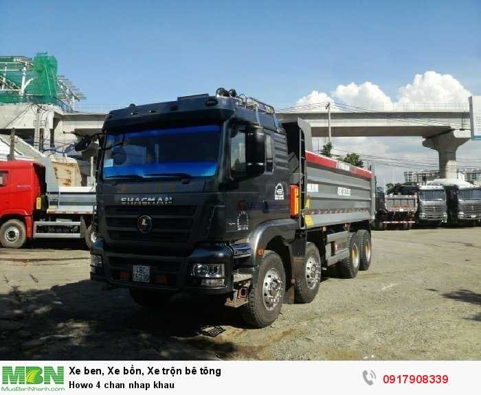 Shacman 4 chân nhập khẩu