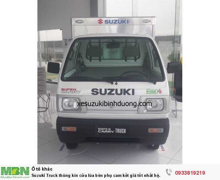 Suzuki Truck thùng kín cửa lùa bên phụ cam kết giá tốt nhất hệ thống