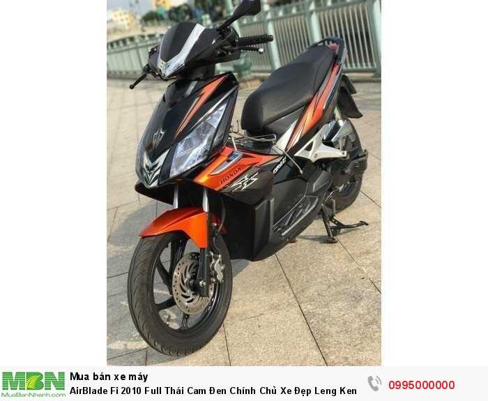 AirBlade Fi 2010 Full Thái Cam Đen Chính Chủ Xe Đẹp Leng Keng