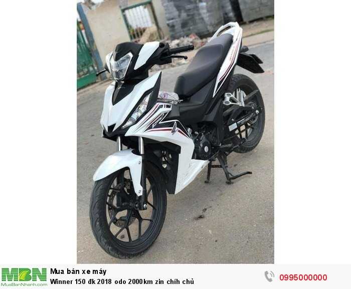 Winner 150 đk 2018 odo 2000km zin chíh chủ