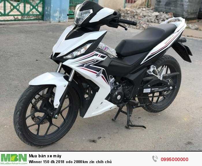 Winner 150 đk 2018 odo 2000km zin chíh chủ