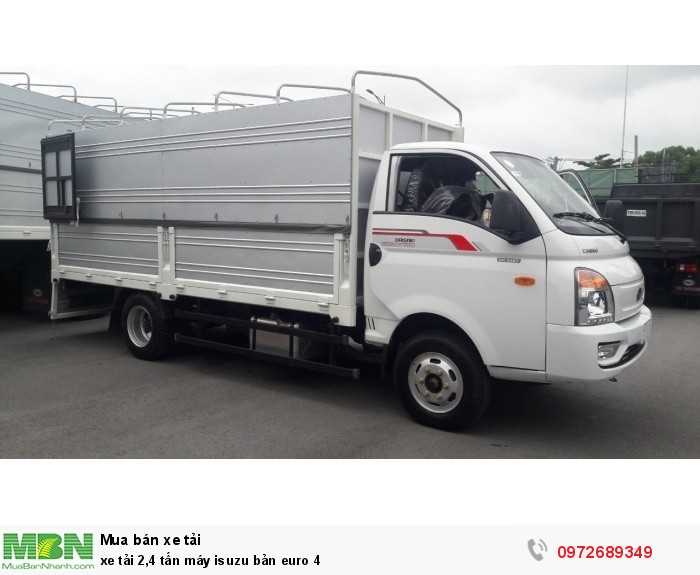Xe tải 2,4 tấn máy Isuzu bản euro 4
